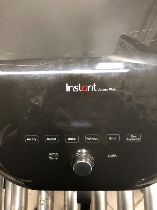 Photo 4 of Instant Vortex Plus 6-Quart Air Fryer Oven, From the Makers of Instant Pot with ClearCook Cooking Window, Digital Touchscreen, App with over 100 Recipes, Single Basket, Black
