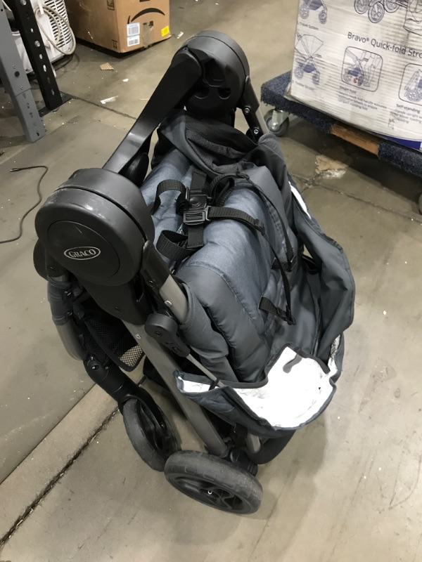 Photo 4 of Chicco Bravo Trio Travel System and Extra Base Bundle, Brooklyn, Navy Brooklyn Bravo with Extra Base (2 total)