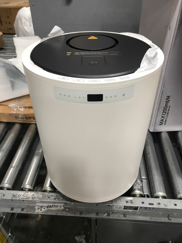 Photo 2 of *MISSING POWER CORD* Humidifiers for Large Room, Y&O 10L(2.64Gal) Steam Whole House Humidifier with Auto Shut Off, 3 Level Mist Maximum 1200ml/H Output, Covering up to 1000 sq.ft White