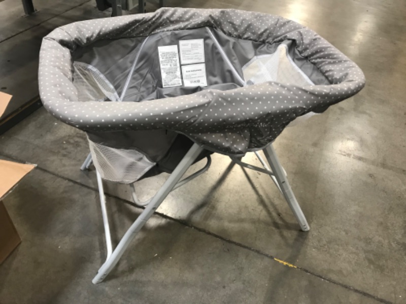 Photo 3 of Dream On Me Traveler Portable Bassinet, Twinkle Gray
