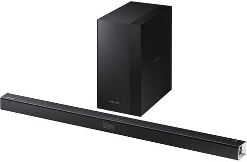 Photo 1 of (Not Functional - Parts Only) Samsung 2.1 Channel 300 Watt Sound Bar with Wireless Active Subwoofer Home Theater System
