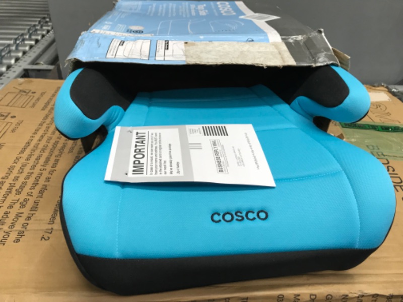 Photo 2 of Cosco Topside Booster Car Seat - Easy to Move, Lightweight Design (Turquoise)
