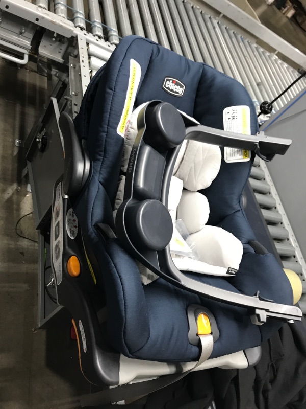 Photo 3 of Chicco Bravo Trio Travel System and Extra Base Bundle, Brooklyn, Navy Brooklyn Bravo with Extra Base (2 total) 