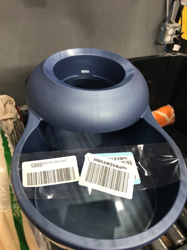 Photo 1 of Petmate Replendish Automatic Gravity Waterer for Cats and Dogs, BPA-Free, No Batteries Required, Includes Charcoal Filter, 0.5 - 4 Gallon Sizes Blue 4 GAL