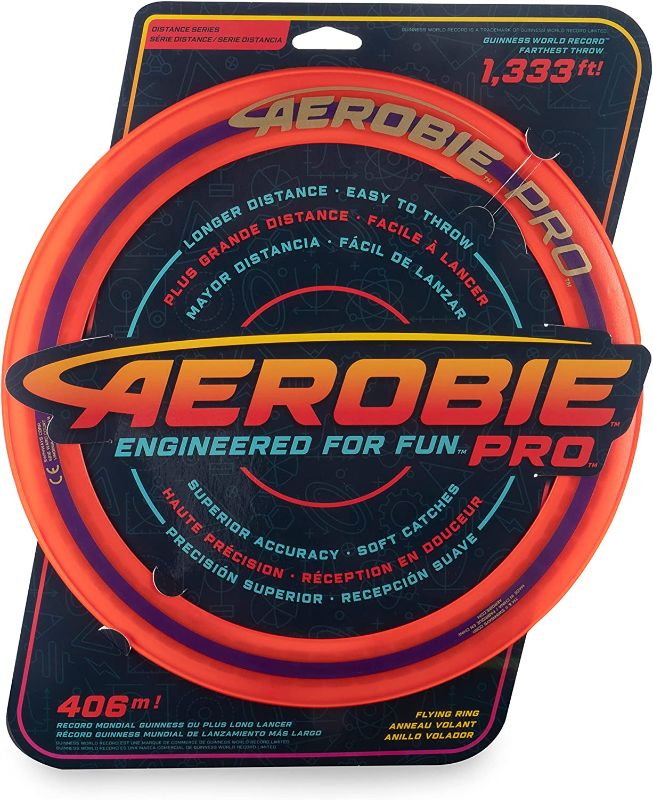 Photo 1 of Aerobie 6046388 33 cm Diameter, Single, Pro Flying Ring Orange
