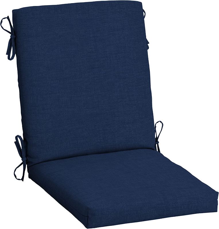 Photo 1 of -Arden Selections Outdoor Dining Chair Cushion 20 x 20, Sapphire Blue Leala
