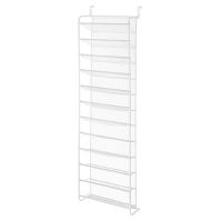 Photo 1 of Whitmor 36 Pair Over The Door Shoe Rack White

