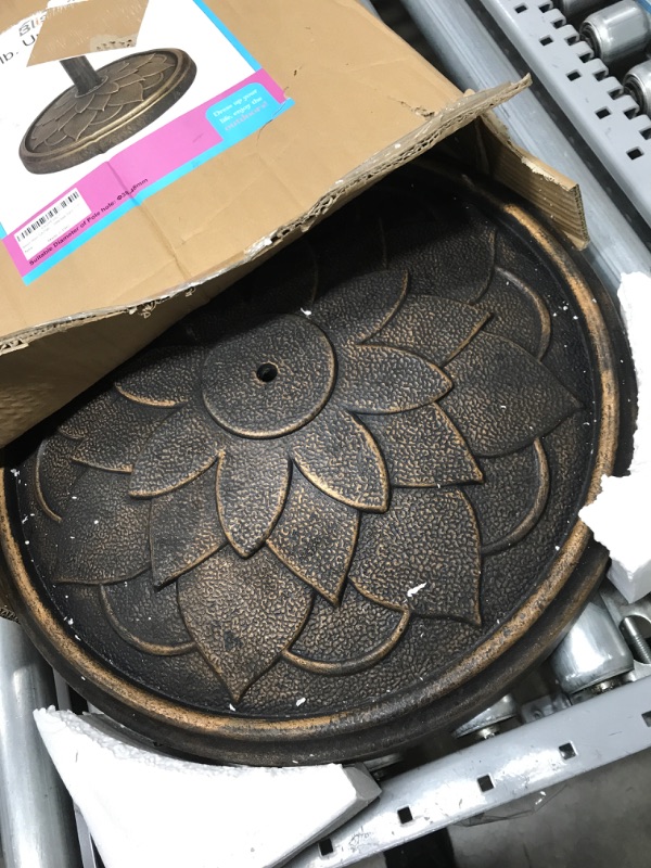 Photo 1 of Blissun 26.5 lbs Heavy Duty Market Patio Umbrella Base Stand (17.5")
