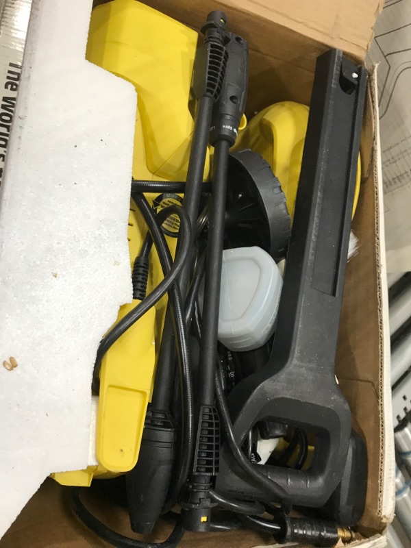 Photo 2 of Karcher K 2 Car & Home Kit 1600 PSI Electric Power Pressure Washer with Vario & Dirtblaster Spray Wands + Surface Cleaner – 1.25 GPM