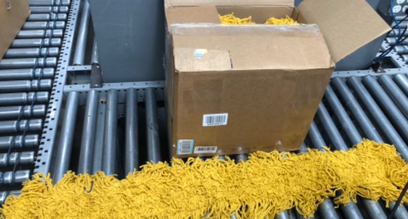 Photo 2 of 48'' regular sos yellow infinity twist mop head. Pack of 12.