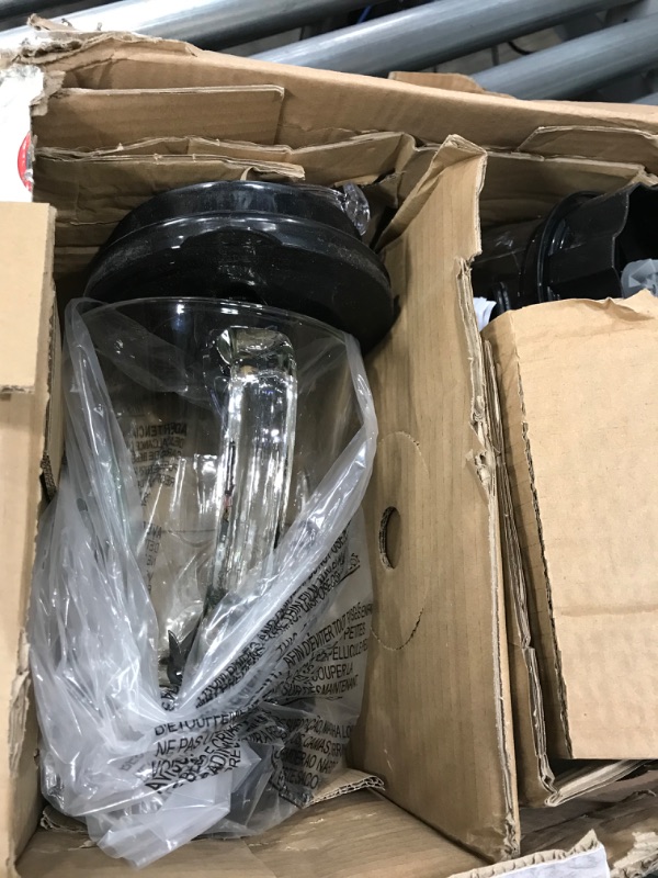 Photo 5 of ***PARTS ONLY*** Hamilton Beach Power Elite Blender with 40oz Glass Jar and 3-Cup Vegetable Chopper, 12 Functions for Puree, Ice Crush, Shakes and Smoothies, Black and Stainless Steel (58149)