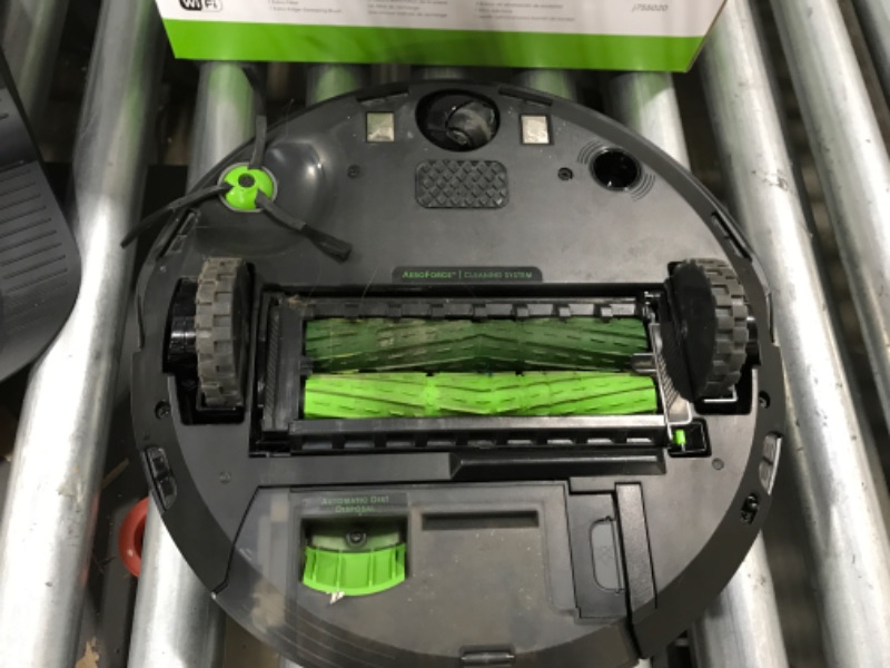 Photo 1 of iRobot Roomba j7+ (7550) Self-Emptying Robot Vacuum – Identifies and avoids obstacles like pet waste & cords, Empties itself for 60 days, Smart Mapping, Works with Alexa, Ideal for Pet Hair, Graphite
