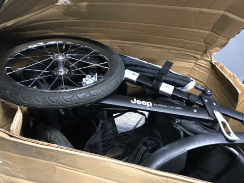 Photo 1 of Jeep Hydro Sport Plus Jogger by Delta Children, Includes Car Seat Adapter, Black
