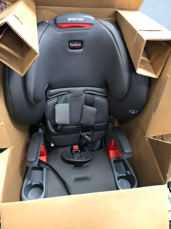 Photo 2 of Britax Grow with You Harness-2-Booster Car Seat, Pebble Grow With You Pebble