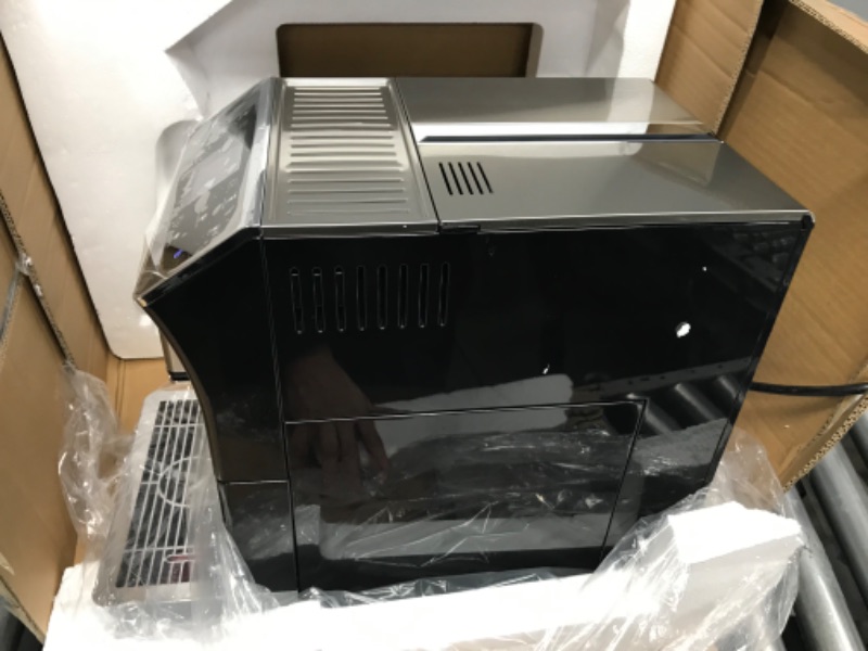 Photo 1 of Dafino-202 Fully Automatic Espresso Machine, One touch Coffee Machine with Automatic Milk Frother for Cappuccino & Latte, Stainless Steel, Black
