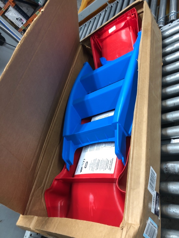 Photo 1 of Little Tikes First Slide Toddler Slide, Easy Set Up Playset for Indoor Outdoor Backyard, Easy to Store, Safe Toy for Toddler, Slip And Slide For Kids (Red/Blue), 39.00''L x 18.00''W x 23.00''H