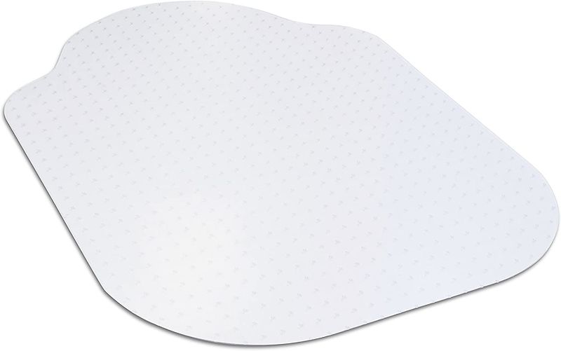 Photo 1 of Evolve 33" x 44" Clear Office Chair Mat with Rounded Corners for Low Pile Carpets, Made in The USA, C5B5003G
