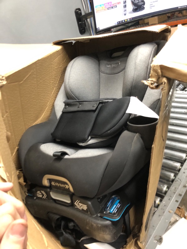 Photo 2 of Baby Jogger City Turn Rotating Convertible Car Seat | Unique Turning Car Seat Rotates for Easy in and Out, Onyx Black
