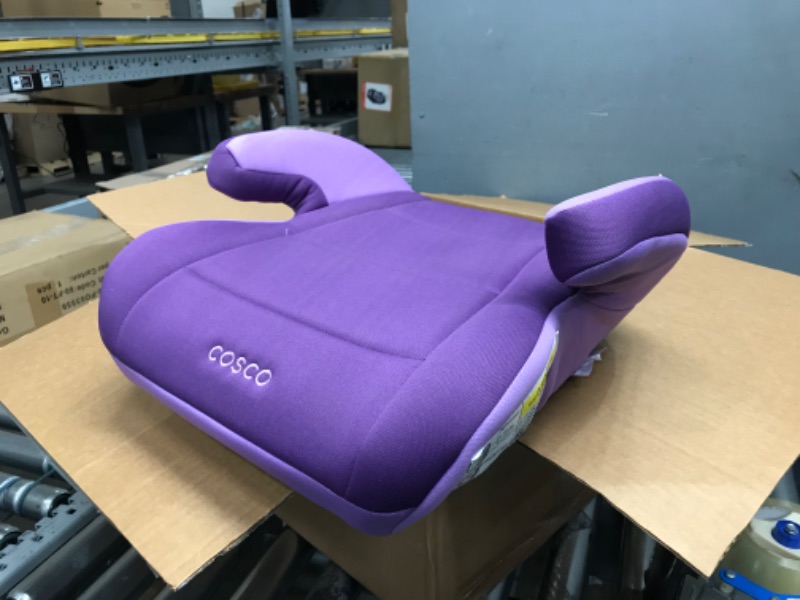 Photo 3 of Cosco Topside Child Safe Belt Positioned Backless Booster Car Seat, Purple Grape
