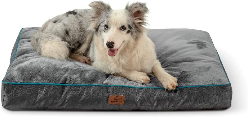 Photo 1 of Bedsure Waterproof Dog Beds for Large Dogs - Large Dog Bed with Washable Cover, Pet Bed Mat Pillows for Medium, Extra Large Dogs
