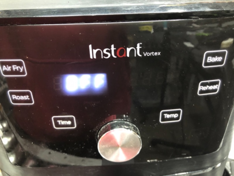 Photo 5 of Instant Vortex 5.7-QT Air Fryer Oven with Accessories, From the Makers of Instant Pot, Customizable Smart Cooking Programs, Digital Touchscreen, Dishwasher-Safe Basket, App with over 100 Recipes 5.7QT Vortex