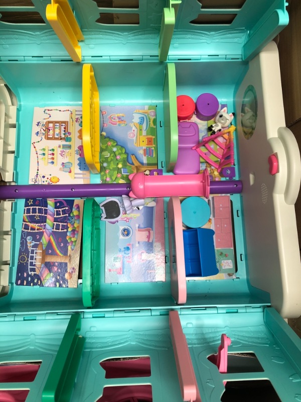 Photo 7 of Gabby's Dollhouse, Purrfect Dollhouse with 15 Pieces Including Toy Figures, Furniture, Accessories and Sounds, Kids Toys for Ages 3 and up
