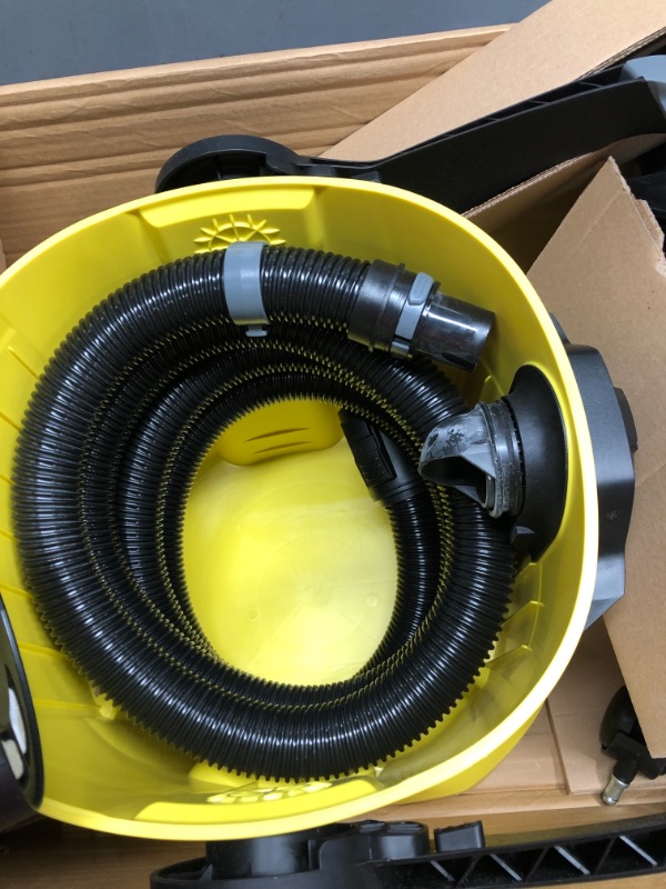 Photo 6 of Karcher WD 5/P Multi-Purpose 6.6 Gallon Wet-Dry Vacuum Cleaner with Attachments – Blower Feature, Semi-Automatic Filter Cleaning, Space-Saving Design, 1100W - 2022 Edition WD 5/P - 2022 Edition