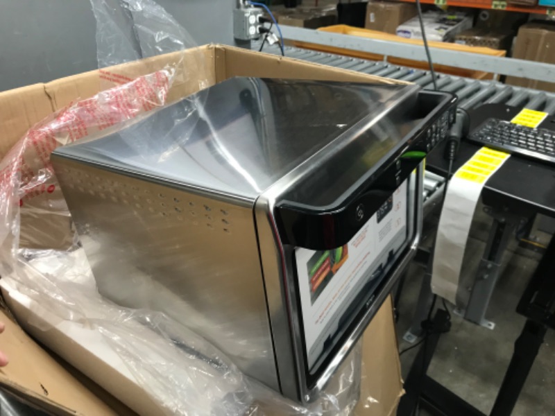 Photo 1 of Ninja DT251 Foodi 10-in-1 Smart XL Air Fry Oven, Bake, Broil, Toast, Air Fry, Roast, Digital Toaster, Smart Thermometer, True Surround Convection up to 450°F, includes 6 trays & Recipe Guide, Silver