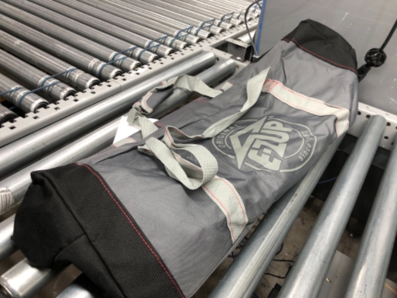 Photo 1 of **MISSNG PARTS** E-Z UP Camping Cube 6.4, Converts 10' Straight Leg Canopy into Camping Tent, Splash & Coleman Camping Cot, Air Mattress, and Pump Combo | Folding Camp Cot and Air Bed Splash Cabin Tent + Camping Cot