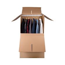 Photo 1 of uBoxes Space Savers Wardrobe Moving Boxes With Hanger 20" x 20" x 34" (3 Pack) Shorty BOX SINGLE