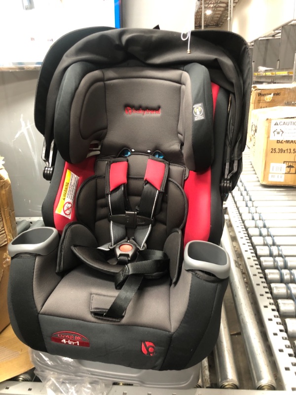 Photo 2 of Baby Trend Cover Me Convertible Car Seat, Scooter - Red & Black
