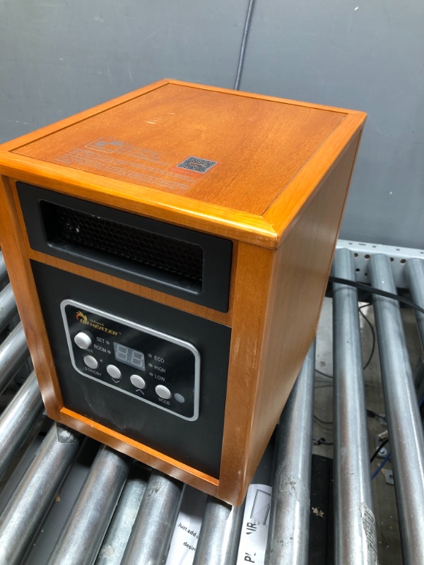 Photo 3 of Dr Infrared Heater Portable Space Heater, 1500-Watt Original Cherry