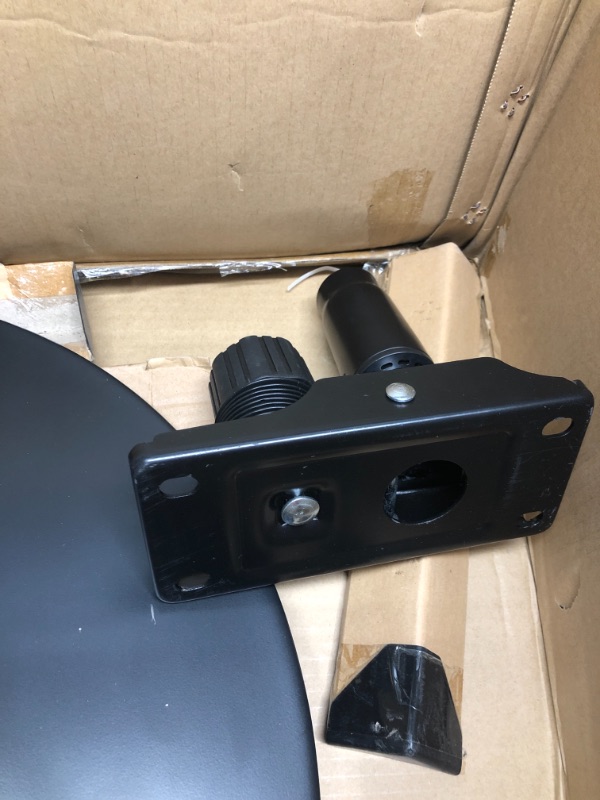 Photo 1 of (PARTS SEE PHOTOS) X Rocker, 5125401, Vibe 2.1 Bluetooth Pedestal Gaming Chair, 33.2 x 24 x 39.7, Black/Red
