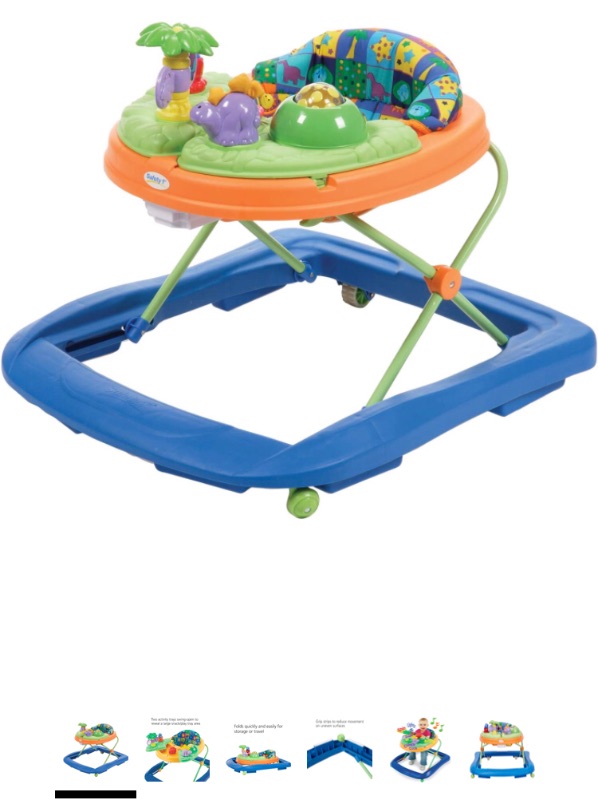 Photo 1 of (PARTS) Safety 1st Dino Sounds 'n Lights Discovery Baby Walker with Activity Tray