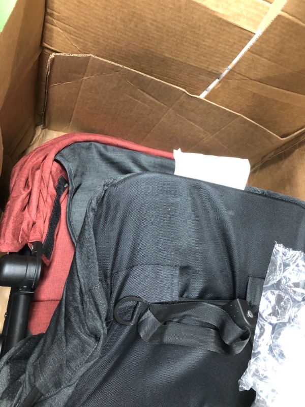 Photo 1 of Jogging Stroller for Baby - Lightweight Jogger Strollers, 3 Wheels Compact Light Weight Stroller for Babies and Toddlers Infant Red