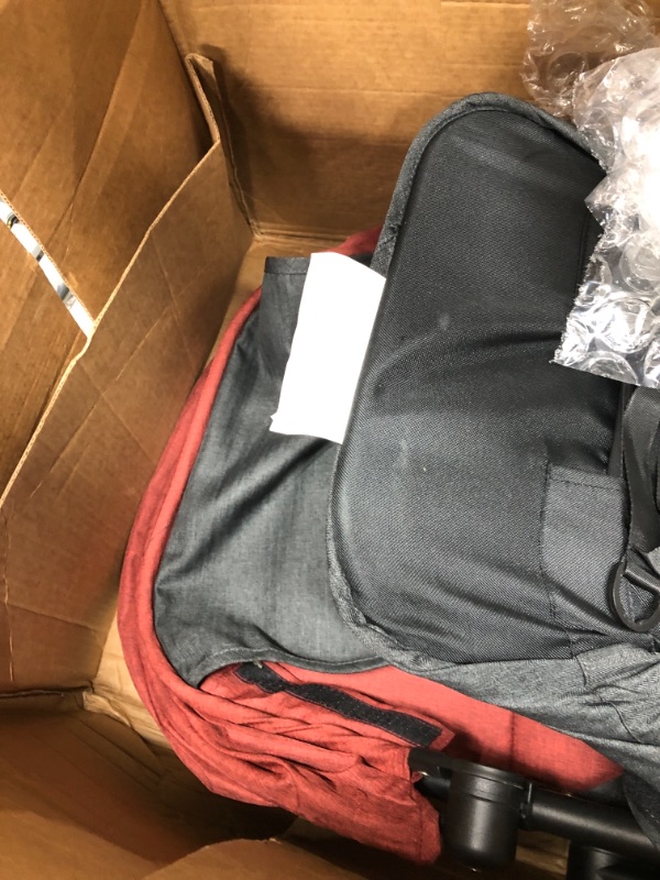 Photo 1 of Jogging Stroller for Baby - Lightweight Jogger Strollers, 3 Wheels Compact Light Weight Stroller for Babies and Toddlers Infant Red