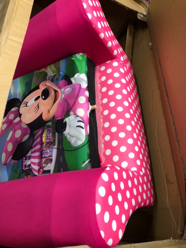 Photo 2 of Delta Children Disney Minnie Mouse Upholstered Chair