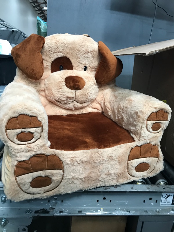 Photo 2 of Animal Adventure | Sweet Seats | Tan Dog Children's Plush Chair
