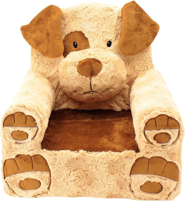 Photo 1 of Animal Adventure | Sweet Seats | Tan Dog Children's Plush Chair
