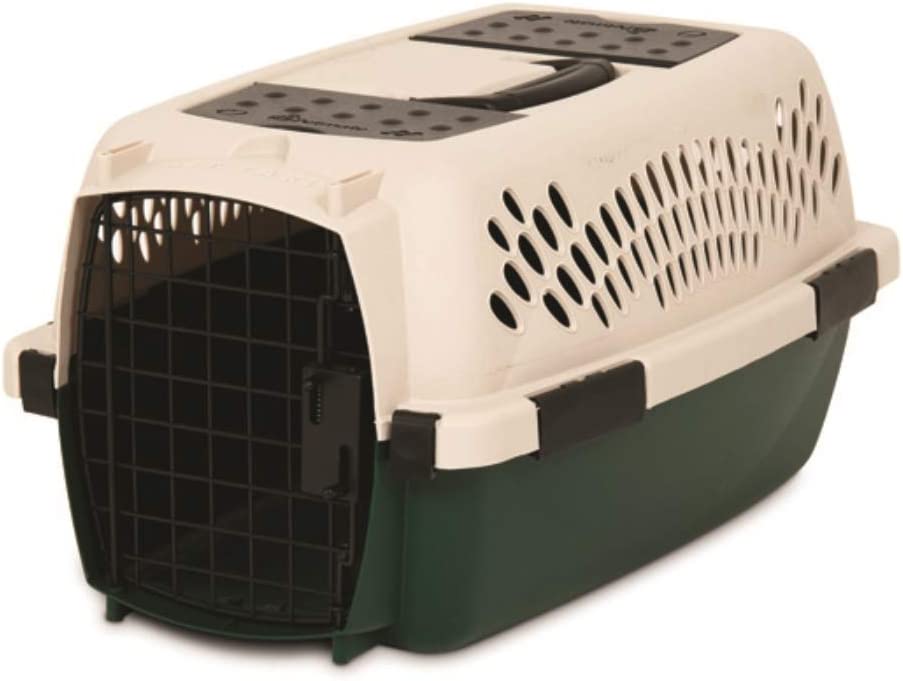 Photo 1 of Petmate Dog Kennel Pet Carrier & Crate, Outdoor and Indoor for Small Dogs and Cats - Made from Durable Recycled Material w/ 360-Degree Ventilation