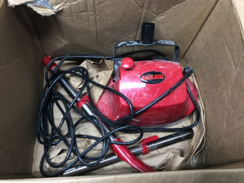 Photo 2 of Boss Cleaning Equipment B200752 Scrubber, Gloss Boss 470rpm 18' 3 Wire Cord Red