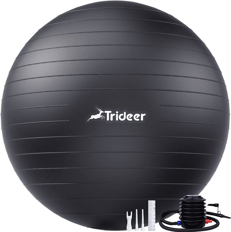 Photo 1 of **ball & pump only**
Trideer Yoga Ball Exercise Ball