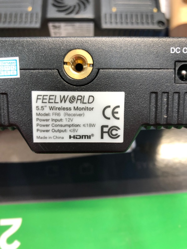 Photo 7 of FEELWORLD FT6 FR6 5.5 Inch Wireless Video Transmission DSLR Camera Field Monitor Built in Transmitter and Receiver System Long Range 800ft Low Latency 0.07s Touch 3D LUT HDR 4K HDMI Director AC DPFEELWORLD FT6 FR6 5.5 Inch Wireless Video Transmission DSLR