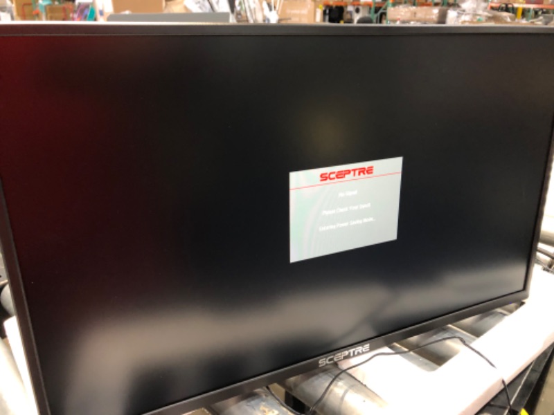 Photo 2 of Sceptre 24" Professional Thin 75Hz 1080p LED Monitor 2x HDMI VGA Build-in Speakers, Machine Black (E248W-19203R Series) 24" 75Hz Monitor