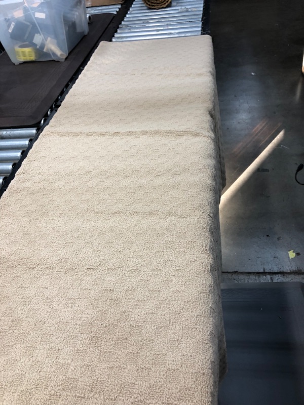 Photo 1 of 6'X10' BEIGE AREA RUG WITH RUBBER BACK 