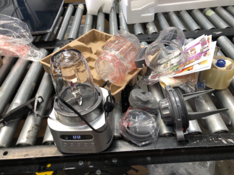 Photo 1 of Ninja SS151 TWISTi Blender DUO, High-Speed 1600 WP Smoothie Maker & Nutrient Extractor* 5 Functions Smoothie, Spreads & More, smartTORQUE, 34-oz. Pitcher & (2) To-Go Cups, Gray 34 oz. Pitcher + Twist Tamper