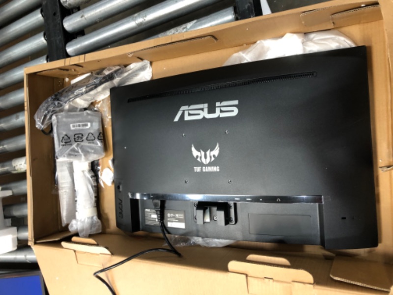 Photo 3 of PARTS ONLY; SCRATCHED SCREEN; MISSING MANUAL; NOT IN ORIGINAL PACKAGE****ASUS TUF Gaming 27" 2K HDR Gaming Monitor (VG27AQ) - QHD (2560 x 1440), 165Hz (Supports 144Hz), 1ms, Extreme Low Motion Blur, Speaker, G-SYNC Compatible, VESA Mountable, DisplayPort,