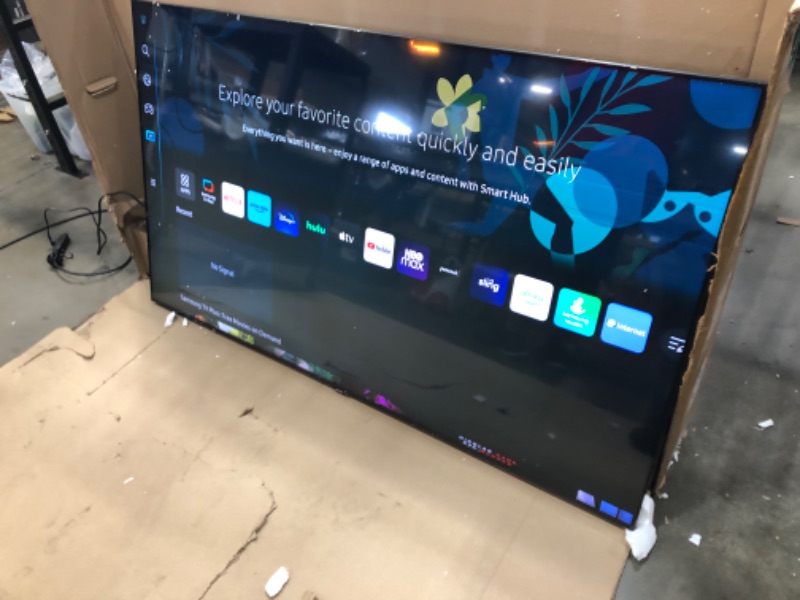 Photo 2 of SEE NOTES FOR DAMAGES/MISSING ITEMS***SAMSUNG 65-Inch Class QLED Q80B Series - 4K UHD Direct Full Array Quantum HDR 8X Smart TV with Xbox Game Pass and Alexa Built-in (QN65Q80BAFXZA, 2022 Model)
