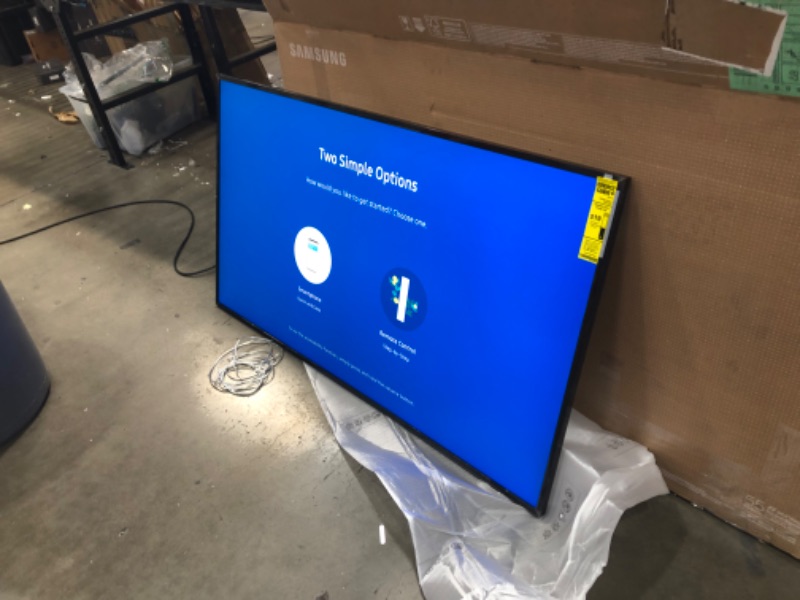 Photo 2 of Samsung - 55" Class The Frame QLED 4k Smart Tizen TV
