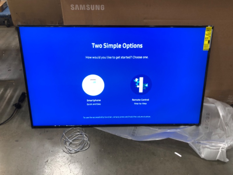 Photo 4 of Samsung - 55" Class The Frame QLED 4k Smart Tizen TV
